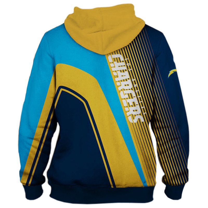 Los Angeles Chargers 3D Zip Hoodie Pullover All Over Print Nfl