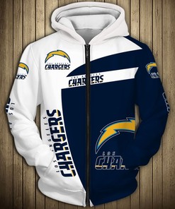 Los Angeles Chargers All Over Print Hoodie Pullover Gift For Fans - Custom All Over Print Hoodie