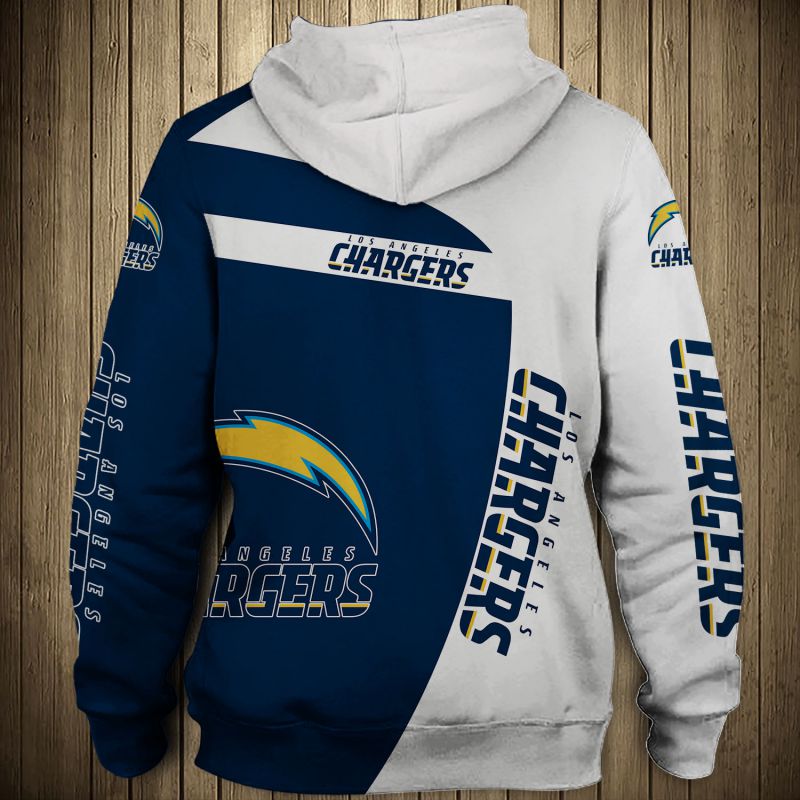 Los Angeles Chargers All Over Print Hoodie With Hooded Long Sleeve Gifts For Fans