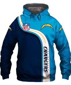 Los Angeles Chargers Cute All Over Print Hoodie Pullover Gift For Fans