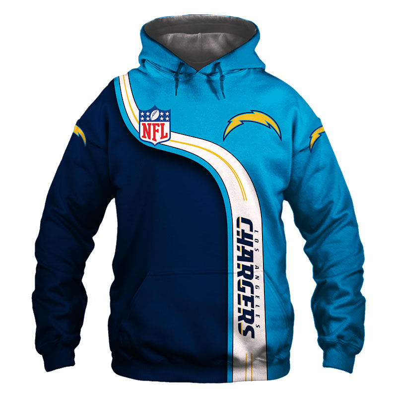 Los Angeles Chargers Cute All Over Print Hoodie Pullover Gift For Fans
