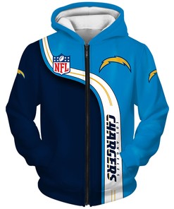 Los Angeles Chargers Cute All Over Print Hoodie Pullover Gift For Fans