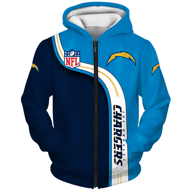 Los Angeles Chargers Cute All Over Print Hoodie Pullover Gift For Fans