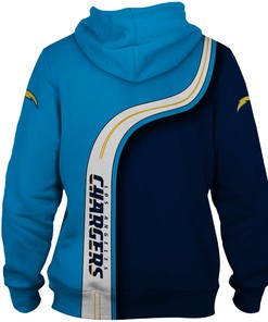 Los Angeles Chargers Highway Letter All Over Print Hoodie Gifts For Fans