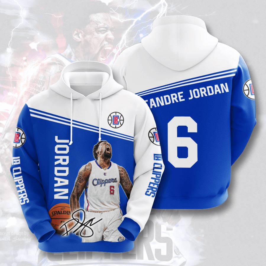 Los Angeles Clippers 3D Zip Hoodie - Perfect For Fans