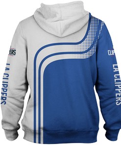 Los Angeles Clippers All Over Print 3D Zip Hoodie For Fans-Gifts For Men