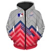 Los Angeles Dodgers Baseball All Over Print 3D Zip Hoodie For Fan