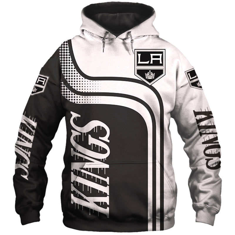 Los Angeles Kings All Over Print 3D Hoodie With Hooded Long Sleeve Gifts For Fans