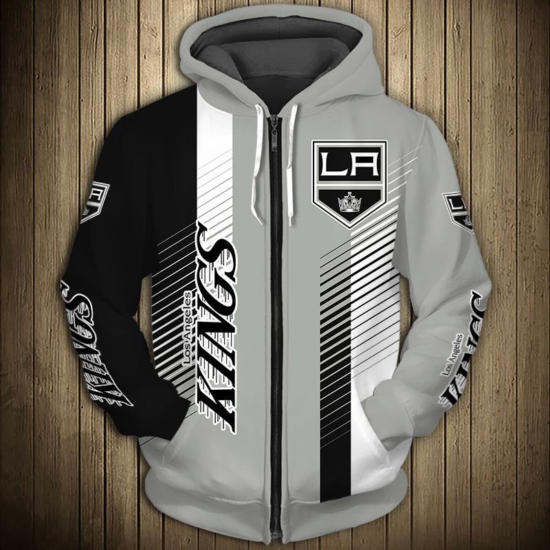 Los Angeles Kings Cute Design All Over Print 3D Hoodie Pullover For Nhl Fans