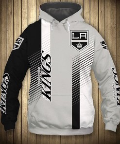 Los Angeles Kings Cute Design All Over Print 3D Hoodie Pullover For Nhl Fans