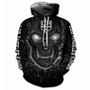 Los Angeles Kings Halloween Skulls All Over Print Hoodie 3D For Nhl Fans