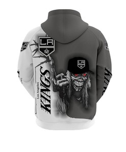 Los Angeles Kings Ultra Death Graphic All Over Print Hoodie Gift For Halloween - 3D Print Hoodie Full Size