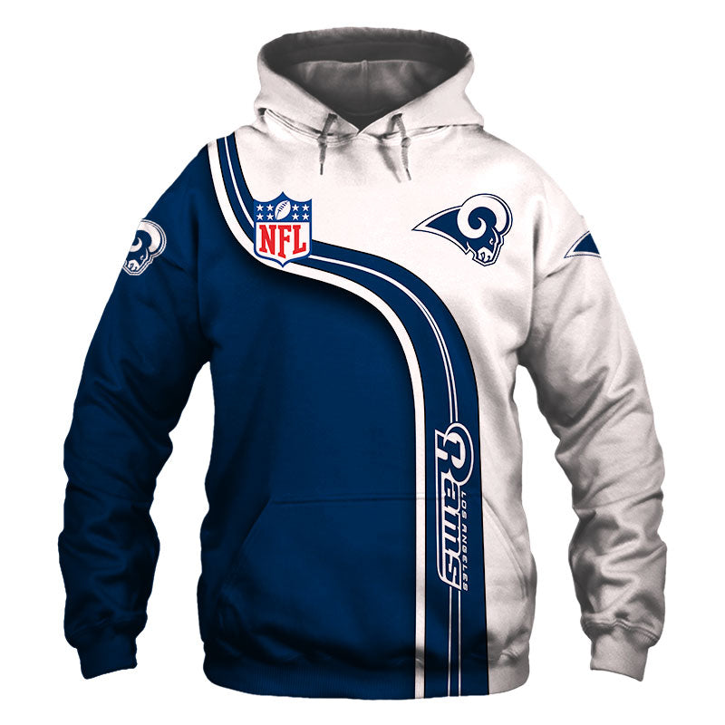 Los Angeles Rams 3D Highway Letter Hoodie, Unique Gifts For Fans