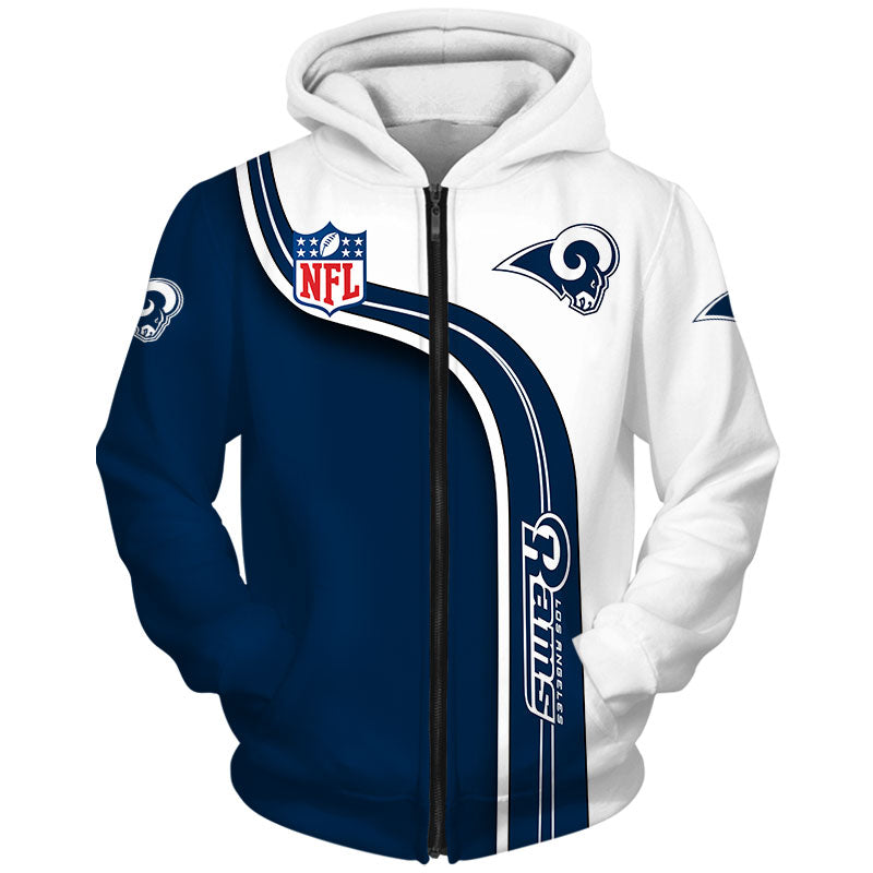Los Angeles Rams 3D Highway Letter Hoodie, Unique Gifts For Fans