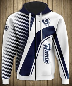 Los Angeles Rams Camo 3D Printed All Over Print Hoodie Gifts For Fans