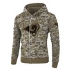 Los Angeles Rams Graphic All Over Print Zip Hoodie Pullover Gift For Fans