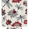Lotus and Dragonfly Elegant Shower Curtain