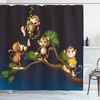 Love Hearts And Swirls Ornamental Shower Curtain With Romance And Happiness Spring Design