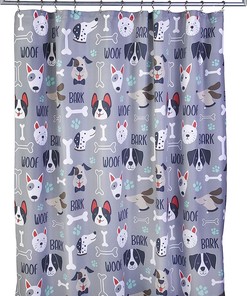 Love Script Valentine's Day Shower Curtain, Durable and Washable Colored Bathroom Decor