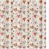 Love Seashell Print Shower Curtain - Valentines Day Decor