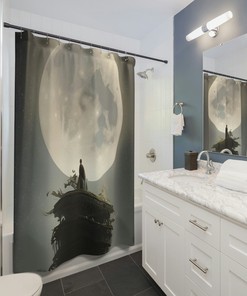 Love Under the Moons Shower Curtain