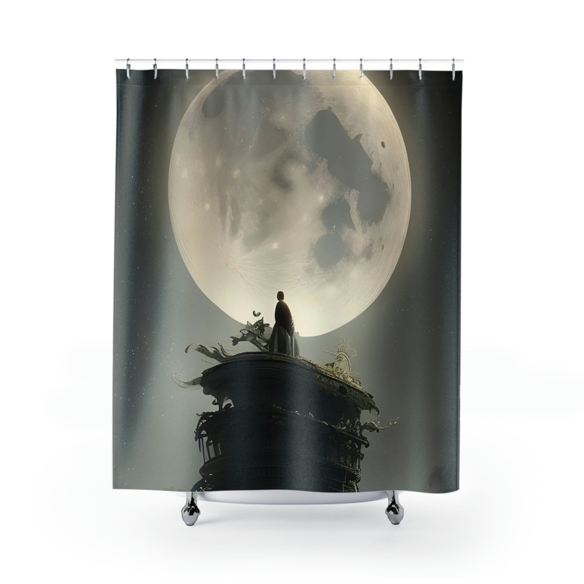 Love Under the Moons Shower Curtain