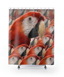Lovely Bird Lovers Shower Curtain, Unique Home Bathroom Decor