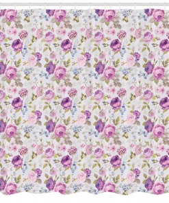 Lovely Botanical Garden Pattern Shower Curtain - Ideal For A Natural And Fresh Bathroom Design
