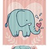 Lovely Elephant in your Bathroom - Shower Curtains Decorative