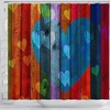 Lovely Heart Shower Curtain