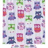 Lovely Owl Pattern Colorful Shower Curtain For Cheerful Bathroom Decor