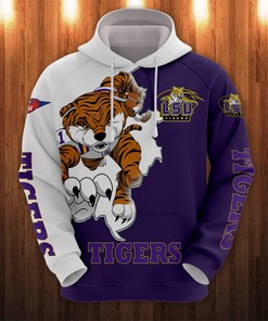 Lsu Tigers Mascot Printed 3D All Over Print Hoodie, Unique Gifts For Fans