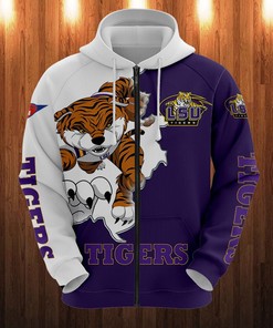 Lsu Tigers Mascot Printed 3D All Over Print Hoodie, Unique Gifts For Fans