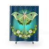 Luna Moth Nature Shower Curtain - Unique Shower Curtains