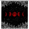Lunar Cycles Moon Phase Shower Curtain for Nature Lovers Bathroom Decor 