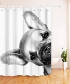 Lunar Cycles Shower Curtain for Space and Nature-Inspired Bathroom Decor