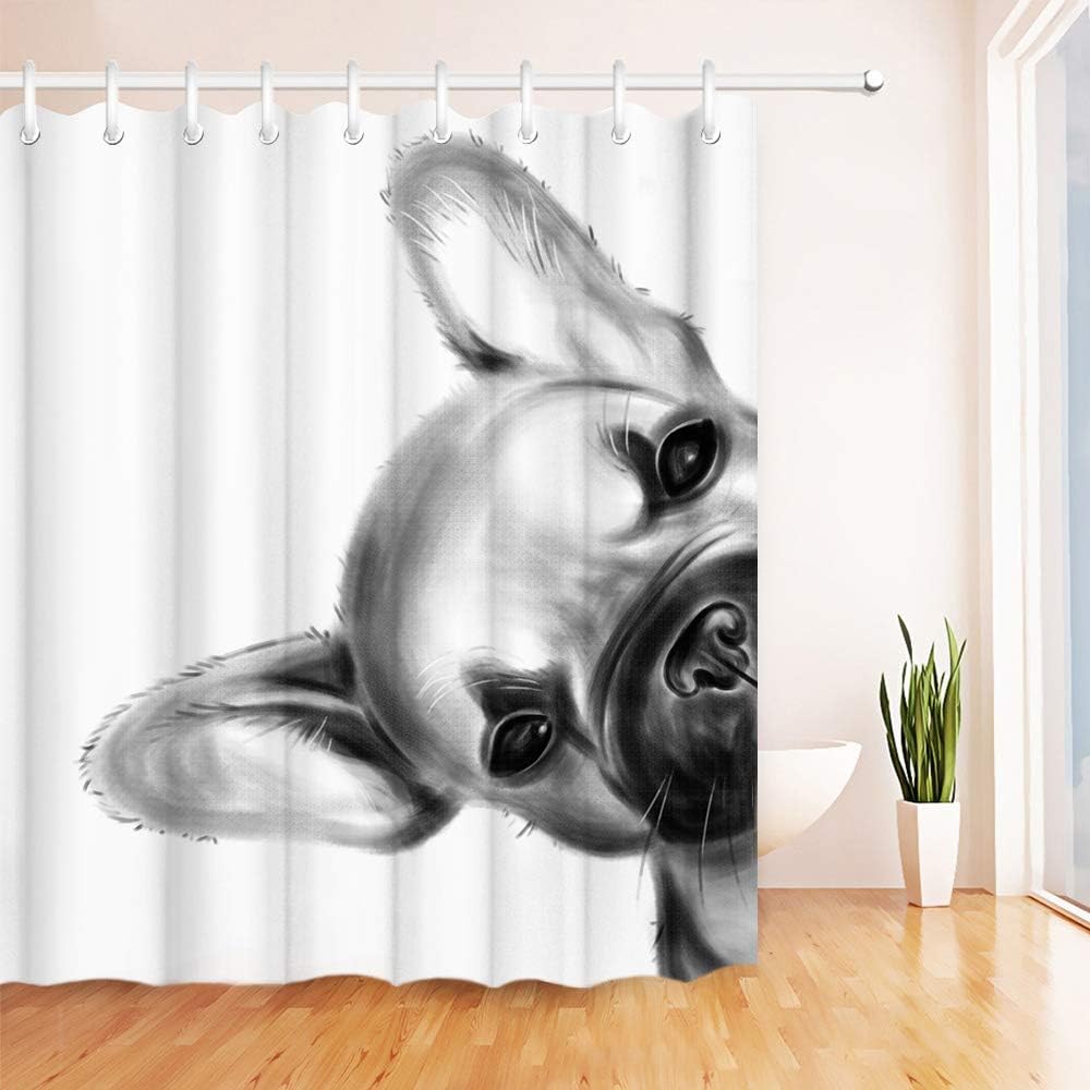 Lunar Cycles Shower Curtain for Space and Nature-Inspired Bathroom Decor