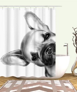 Lunar Cycles Shower Curtain for Space and Nature-Inspired Bathroom Decor