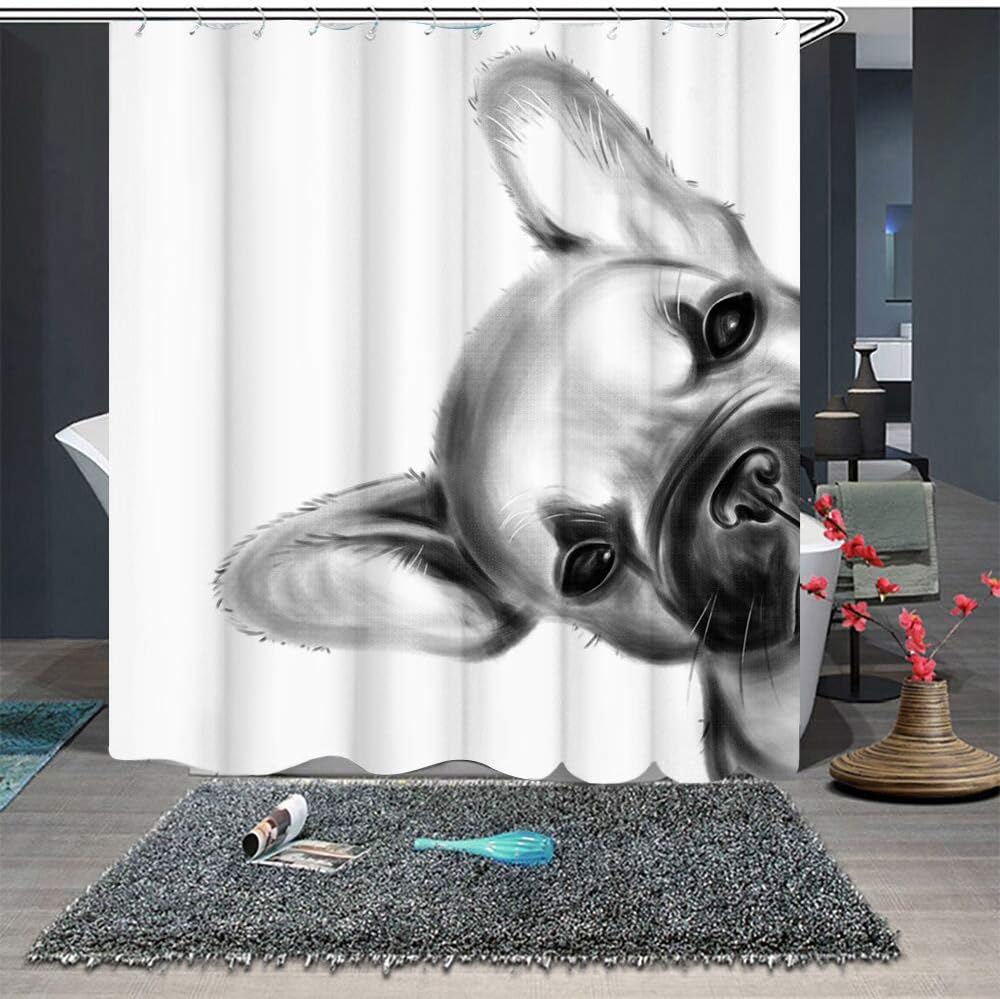 Lunar Cycles Shower Curtain for Space and Nature-Inspired Bathroom Decor