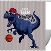 Luxurious Dinosaur Painting Art Shower Curtain For Home Decor