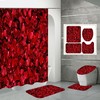 Luxurious Petal Shower Curtain in Rose Flowers