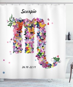 Luxury Butterfly Shower Curtain For Beautiful Bathroom Decor