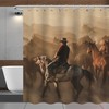 Luxury Shower Curtains - Elegant and Sophisticated Bathroom Decor with Western Accents