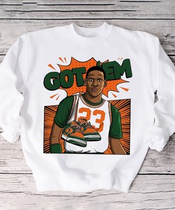 MJ Pop Art Comic Unisex T-Shirt Sweatshirt Hoodie Matching Dunk Low Miami Fan Gift