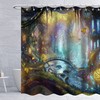 Magic Tree House Colorful Painting Shower Curtain - Fairy Forest