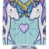 Magic World Unicorn Couples Shower Curtain - Waterproof Bathroom Decors