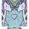 Magic World Unicorn Couples Shower Curtain With Fantasy Theme And Waterproof Fabric