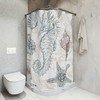 Magical Marine Life Seahorse Shower Curtain