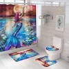 Magical Mermaid Printed Shower Curtain - Waterproof And Stylish