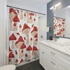 Magical Mushroom Shower Curtain, Aesthetic Bathroom Decor 